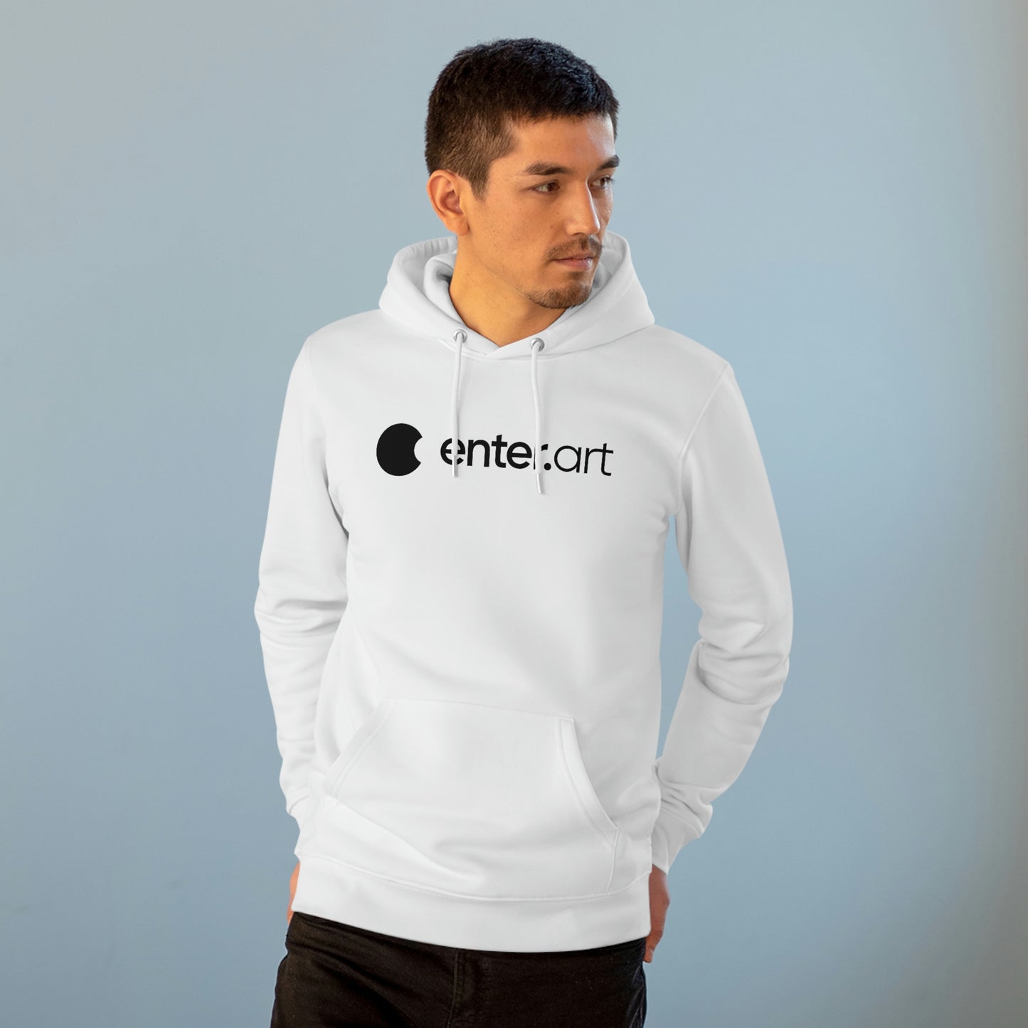 enter.art - White hoodie